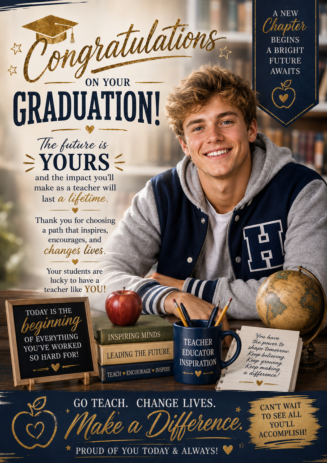 Teacher Graduation Card